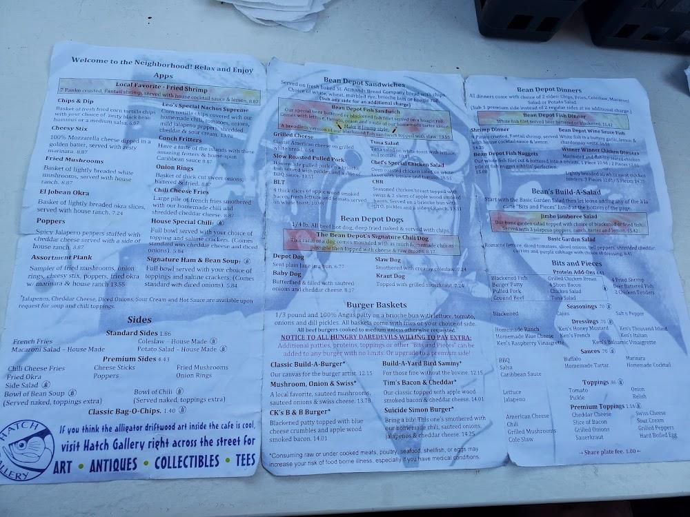 Bean Depot Menu image 1