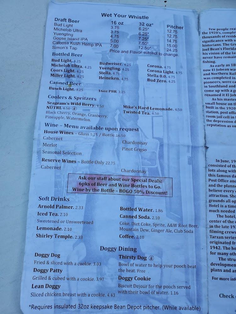 Bean Depot Menu image 3